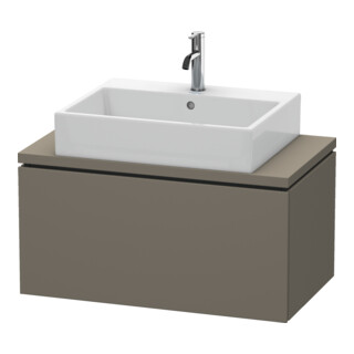 Duravit Meuble sous-lavabo Compact L-Cube 82x47,7 cm, gris mat, 1 tiroir