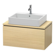 Duravit Meuble sous lavabo Compact L-Cube 82x47,7 cm, méd. chêne, avec console, 1 tiroir