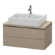 Duravit Meuble sous lavabo Compact L-Cube 82x47,7 cm, sans console, 2 tiroirs-1