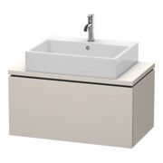 Duravit Meuble sous lavabo Compact L-Cube 82x47,7 cm, taupe, pour console, 1 tiroir