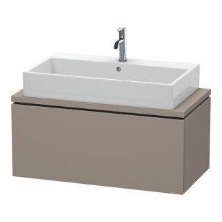 Duravit Meuble sous-lavabo Compact L-Cube 92x47,7 cm, bas. mat, avec console, 1 tiroir
