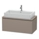 Duravit Meuble sous-lavabo Compact L-Cube 92x47,7 cm, bas. mat, avec console, 1 tiroir-1