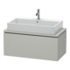 Duravit Meuble sous lavabo Compact L-Cube 92x47,7 cm, béton gris, 1 tiroir-1