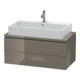 Duravit Meuble sous-lavabo Compact L-Cube 92x47,7 cm, blanc brillant, 2 tiroirs-1