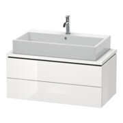 Duravit Meuble sous-lavabo Compact L-Cube 92x47,7 cm, blanc brillant, 2 tiroirs-4