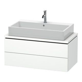 Duravit Meuble sous-lavabo Compact L-Cube 92x47,7 cm, blanc mat, 2 tiroirs