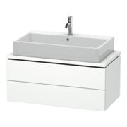Duravit Meuble sous-lavabo Compact L-Cube 92x47,7 cm, blanc mat, 2 tiroirs