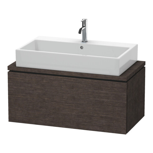Duravit Meuble sous lavabo Compact L-Cube 92x47,7 cm, chêne foncé, 1 tiroir