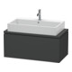 Duravit Meuble sous-lavabo Compact L-Cube 92x47,7 cm, graph ma, avec console, 1 tiroir-1