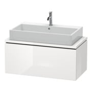 Duravit Meuble sous-lavabo Compact L-Cube 92x47,7 cm, graph ma, avec console, 1 tiroir-4