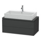 Duravit Meuble sous lavabo Compact L-Cube 92x47,7 cm, graph ma, f Kons, 2 tiroirs-1