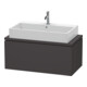 Duravit Meuble sous-lavabo Compact L-Cube 92x47,7 cm, graphite mat, f Kons, 1 tiroir-1