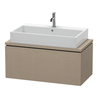 Duravit Meuble sous lavabo Compact L-Cube 92x47,7 cm, lin, pour console, 1 tiroir