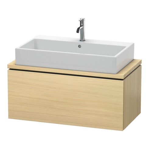 Duravit Meuble sous lavabo Compact L-Cube 92x47,7 cm, méd. chêne, avec console, 1 tiroir