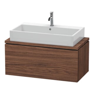 Duravit Meuble sous-lavabo Compact L-Cube 92x47,7 cm, noyer foncé, 1 tiroir