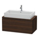 Duravit Meuble sous lavabo Compact L-Cube 92x47,7 cm, noyer, pour console, 1 tiroir-1