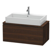 Duravit Meuble sous lavabo Compact L-Cube 92x47,7 cm, noyer, pour console, 1 tiroir