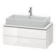 Duravit Meuble sous-lavabo Compact L-Cube 92x47,7 cm, œuf marbré, 2 tiroirs