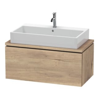 Duravit Meuble sous-lavabo Compact L-Cube 92x47,7 cm, œuf marbré, pour console, 1 tiroir