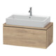 Duravit Meuble sous-lavabo Compact L-Cube 92x47,7 cm, œuf marbré, pour console, 1 tiroir-1