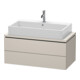 Duravit Meuble sous lavabo Compact L-Cube 92x47,7 cm, Tau mat, f Kons, 2 tiroirs-1