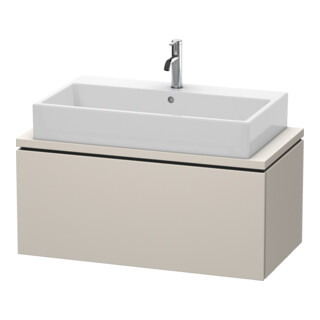 Duravit Meuble sous-lavabo Compact L-Cube 92x47,7 cm, taupe, pour console, 1 tiroir