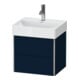 Duravit Meuble sous-lavabo Compact XSquare 48,4x39 cm, bleu mat, 2 tiroirs, suspendu-1