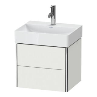 Duravit Meuble sous lavabo Compact XSquare 48,4x39 cm, No w s-mat, 2 tiroirs, suspendu