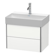 Duravit Meuble sous-lavabo Compact XSquare 58,4x39 cm, blanc mat, 2 tiroirs, suspendu-2