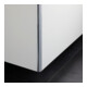 Duravit Meuble sous lavabo Compact XSquare 58,4x39 cm, graphite mat, 2 tiroirs, suspendu