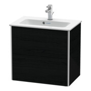 Duravit Meuble sous-lavabo Compact XSquare 61x38,8 cm, blanc œuf, 2 tiroirs, suspendu
