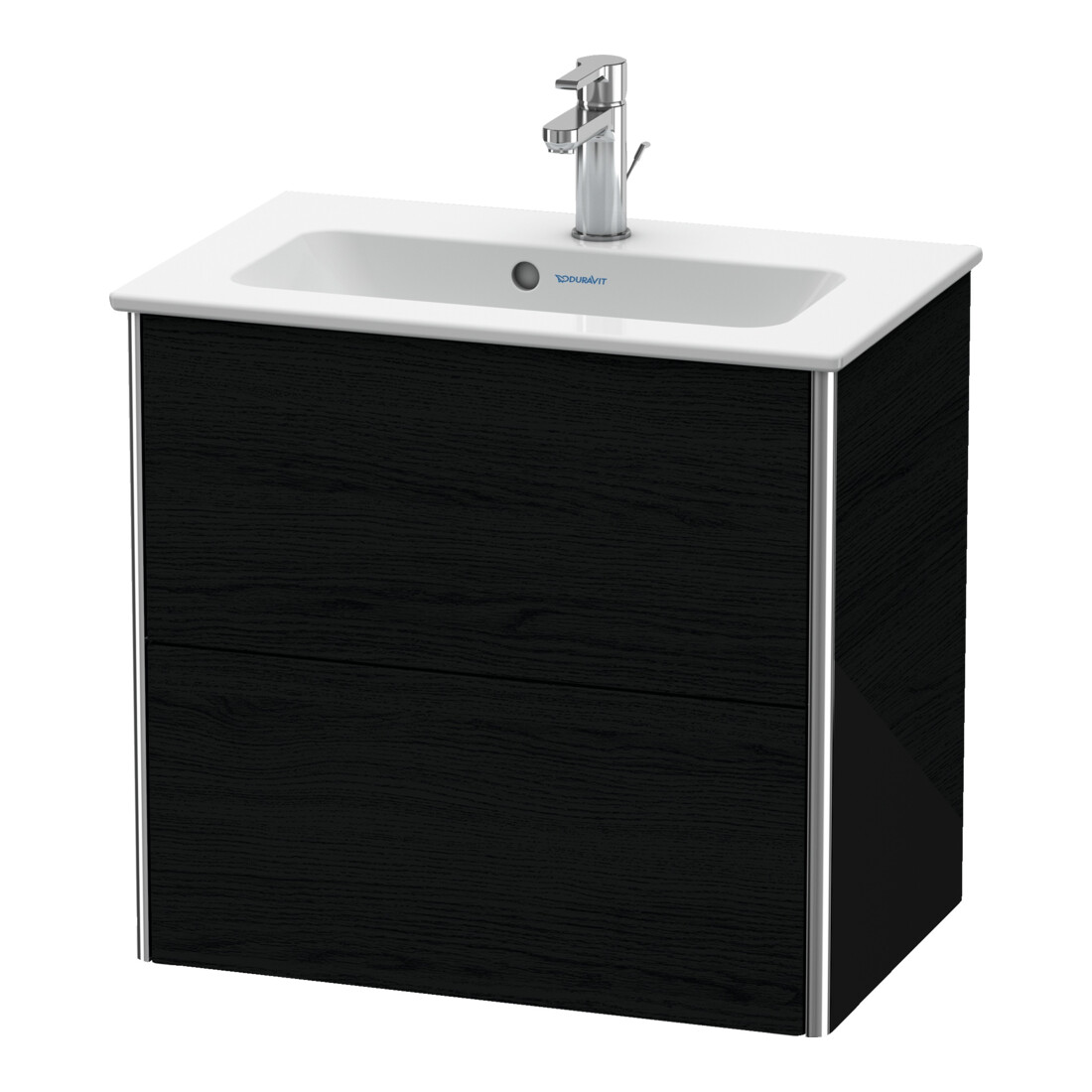 Duravit Meuble sous-lavabo Compact XSquare 61x38,8 cm, blanc œuf, 2 tiroirs, suspendu