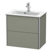 Duravit Meuble sous lavabo Compact XSquare 61x38,8 cm, st-g mat, 2 tiroirs, suspendu-4