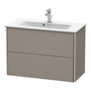 Duravit Meuble sous-lavabo Compact XSquare 81x38,8 cm, bas, 2 tiroirs, suspendu-2