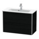Duravit Meuble sous-lavabo Compact XSquare 81x38,8 cm, blanc œuf, 2 tiroirs, suspendu-1