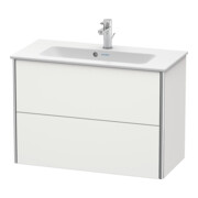 Duravit Meuble sous-lavabo Compact XSquare 81x38,8 cm, No w s-mat, 2 tiroirs, suspendu-2