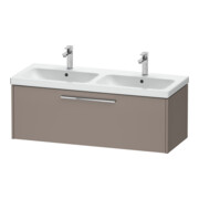 Duravit Meuble sous-lavabo D-Code 118,4x40x46 cm, 1 tiroir, blanc mat, chrome-1
