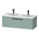 Duravit Meuble sous lavabo D-Code 118,4x40x46 cm, 1 tiroir, fjordgr. ma, Gr. sw-1