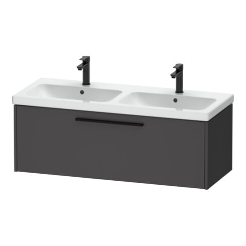 Duravit Meuble sous-lavabo D-Code 118,4x40x46 cm, 1 tiroir, graph ma, Gr. sw