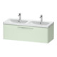 Duravit Meuble sous-lavabo D-Code 118,4x40x46cm, 1 tiroir, vert ma, Gr. chr-1
