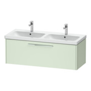 Duravit Meuble sous-lavabo D-Code 118,4x40x46cm, 1 tiroir, vert ma, Gr. chr