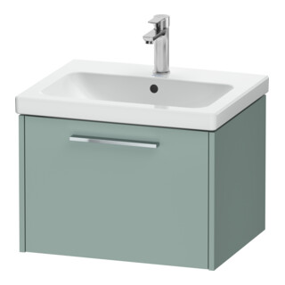 Duravit Meuble sous-lavabo D-Code 58,4x40x46 cm, 1 tiroir, fjordgr. ma, Gr. chr