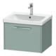 Duravit Meuble sous-lavabo D-Code 58,4x40x46 cm, 1 tiroir, fjordgr. ma, Gr. chr-1