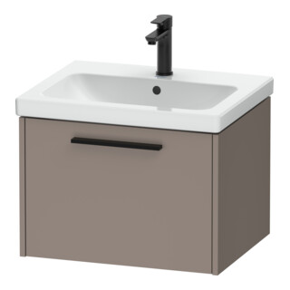 Duravit Meuble sous-lavabo D-Code 58,4x40x46 cm, 1 tiroir, mat, gris anthracite