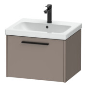 Duravit Meuble sous-lavabo D-Code 58,4x40x46 cm, 1 tiroir, mat, gris anthracite