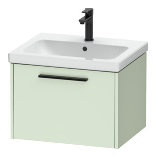 Duravit Meuble sous lavabo D-Code 58,4x40x46 cm, 1 tiroir, vert mat, Gr. sw