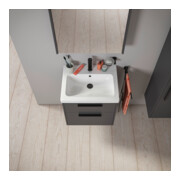 Duravit Meuble sous-lavabo D-Code 58,4x55,5x46 cm, 2 tiroirs, S, graph ma, Gr. sw-2
