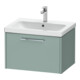 Duravit Meuble sous-lavabo D-Code 63,4x40x46 cm, 1 tiroir, fjordgr. ma, Gr. chr-1