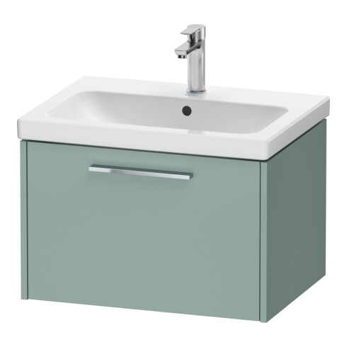Duravit Meuble sous-lavabo D-Code 63,4x40x46 cm, 1 tiroir, fjordgr. ma, Gr. chr