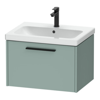 Duravit Meuble sous-lavabo D-Code 63,4x40x46 cm, 1 tiroir, fjordgr. ma, Gr. sw